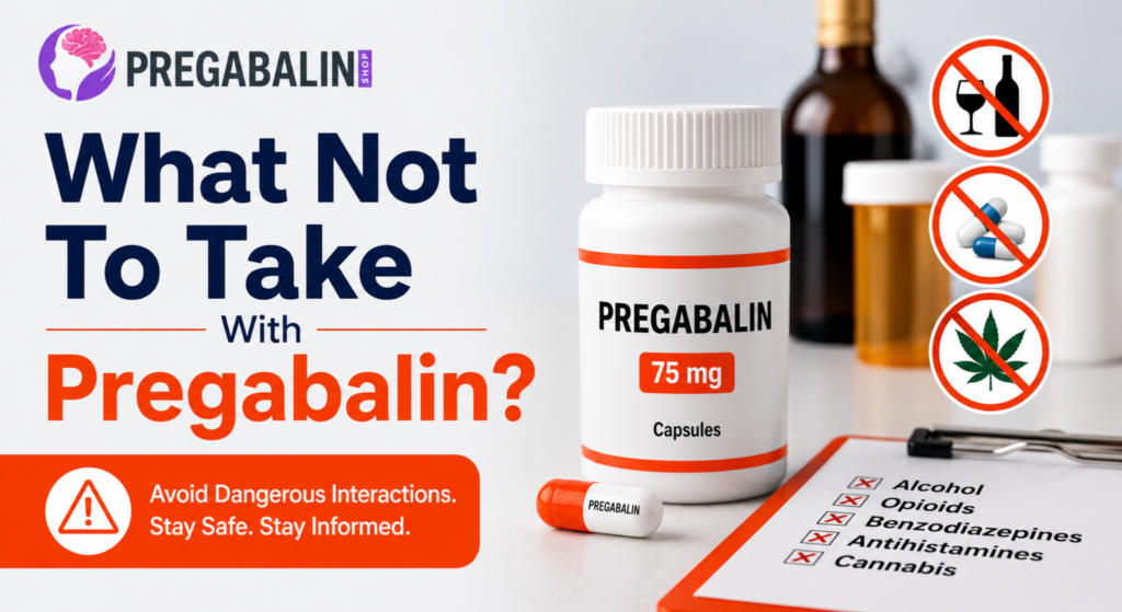 what not to take with pregabalin